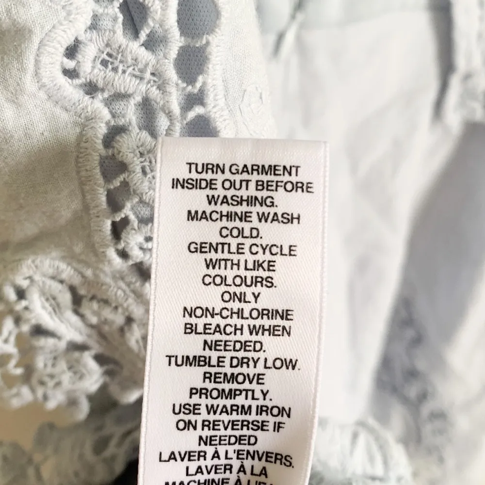 Sax Fifth Avenue Embroidered Romper Pastel Blue sz XS - Image 10