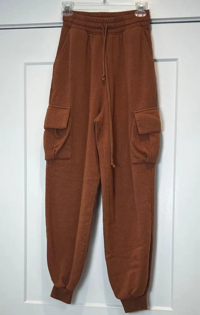 Gilded Intent (Buckle)  Rust Jogger Pants size medium. - Image 6