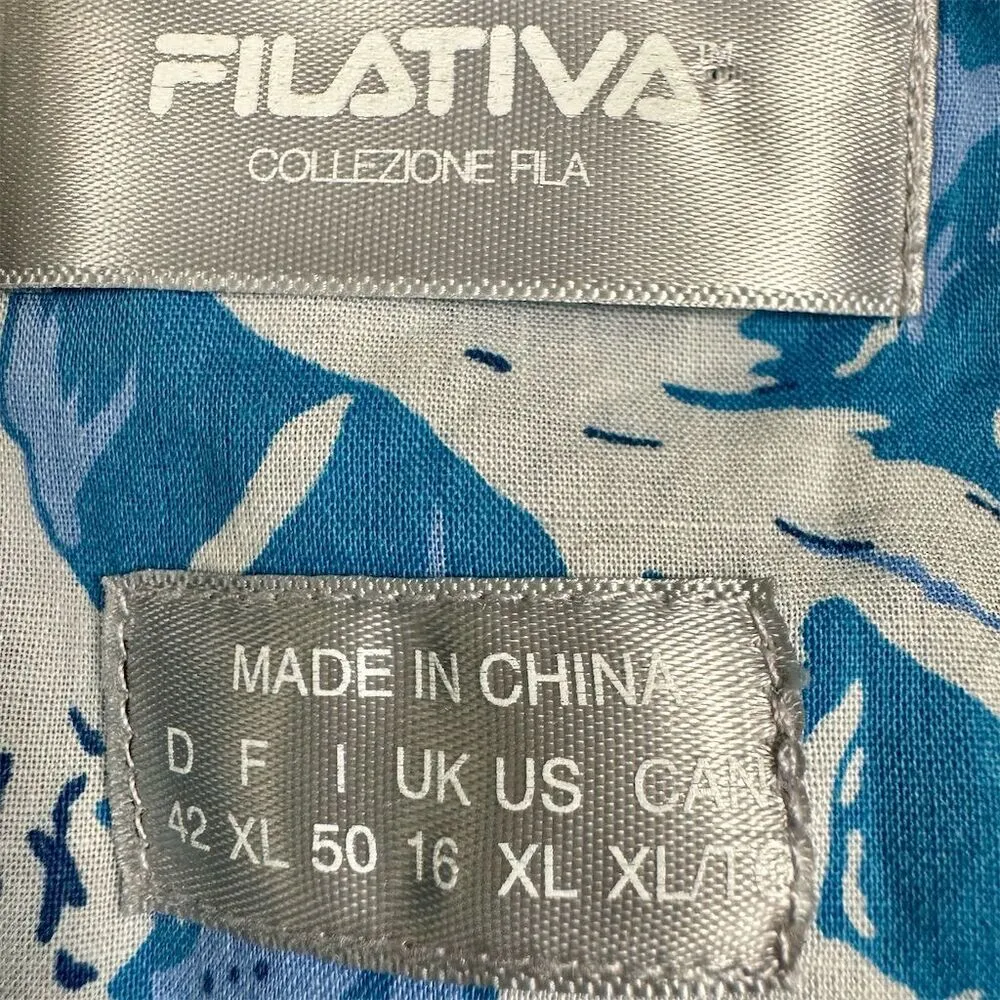 Fila Filativa Vintage Womens Color Block Windbreaker Jacket  Size XL Multicolor - Image 4