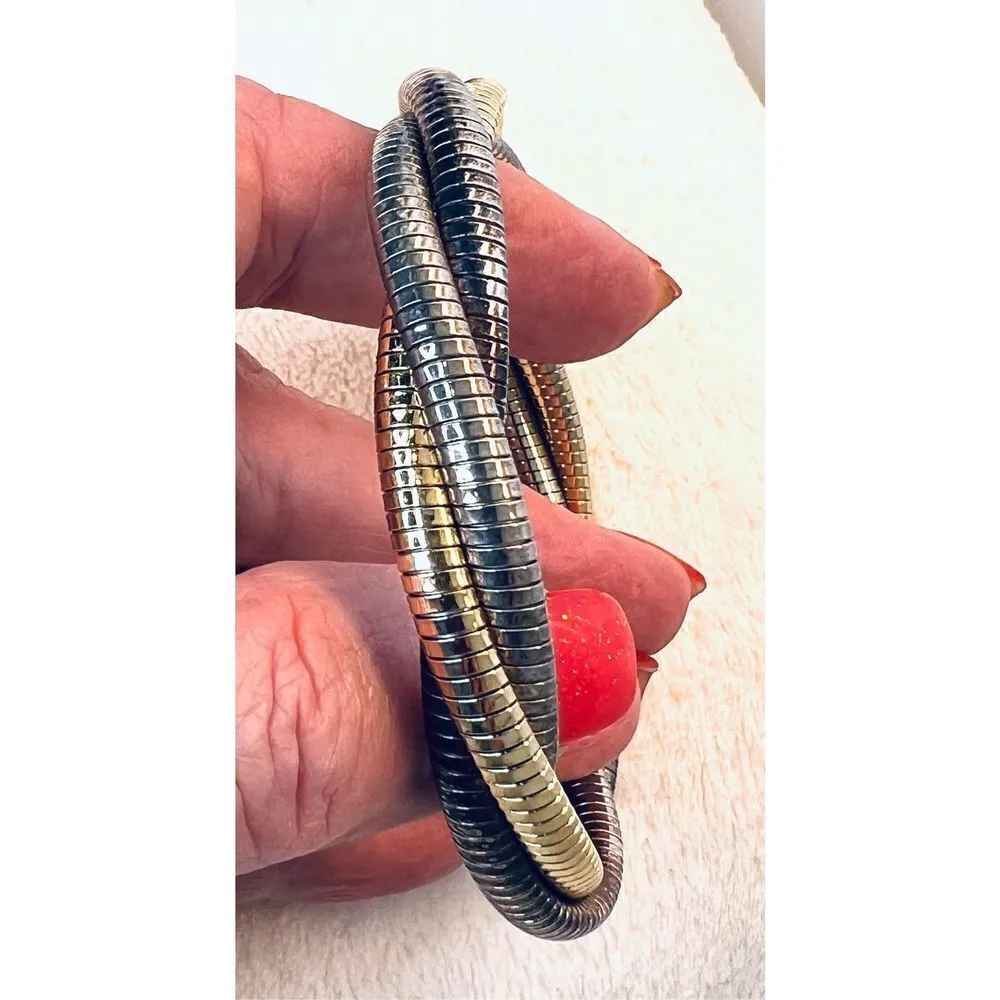 Multi Strand Twisted‎ Serpentine Bracelet Costume Jewelry Buy 3/$18 Black - Image 2