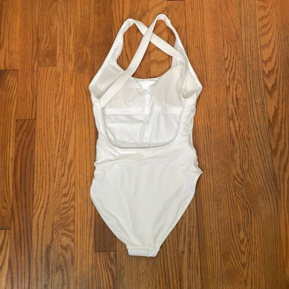 Andie The‎ Tulum One Piece Swimsuit White Size S NWT minimalist - Image 4