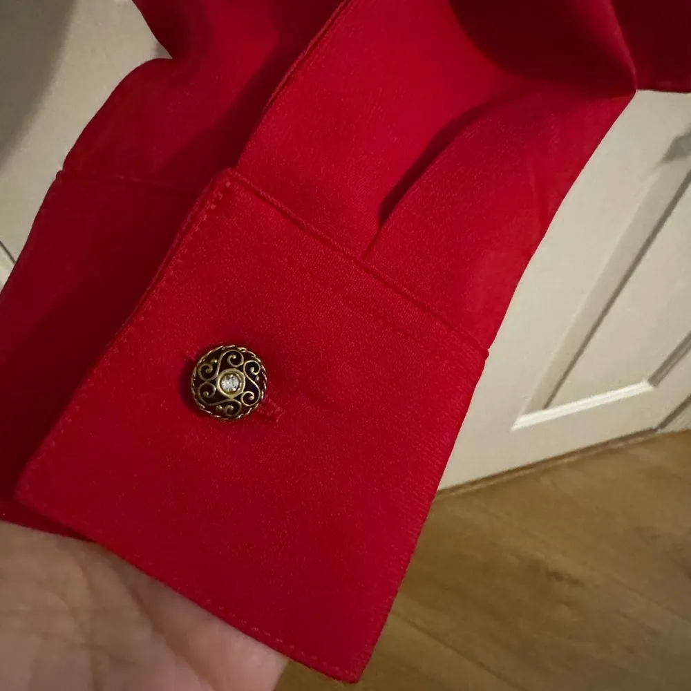 Sag Harbor Button Down Long Sleeve Blouse Deco Buttons Size 16 Petite - Image 5