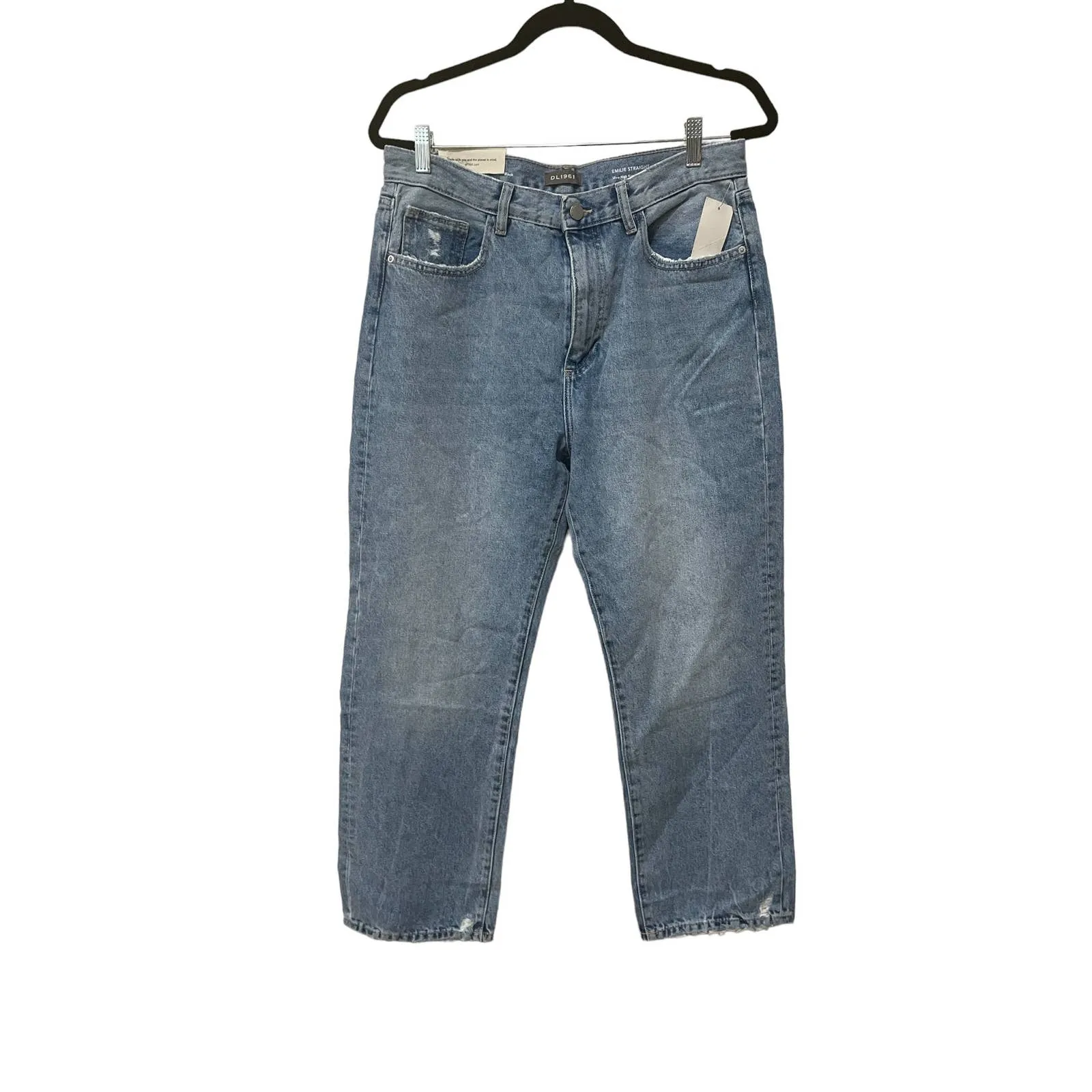 DL1961 Emilie Straight Ultra High Rise Vintage Jeans‎ Size 32 - Image 8