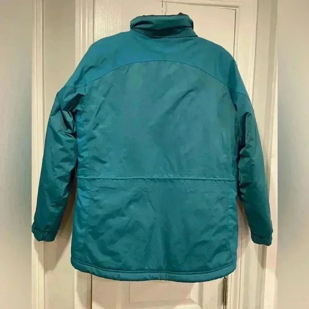 L.L. Bean Women’s Primaloft Insulated Ski Snowboard Jacket Waterproof Size Small Green - Image 5
