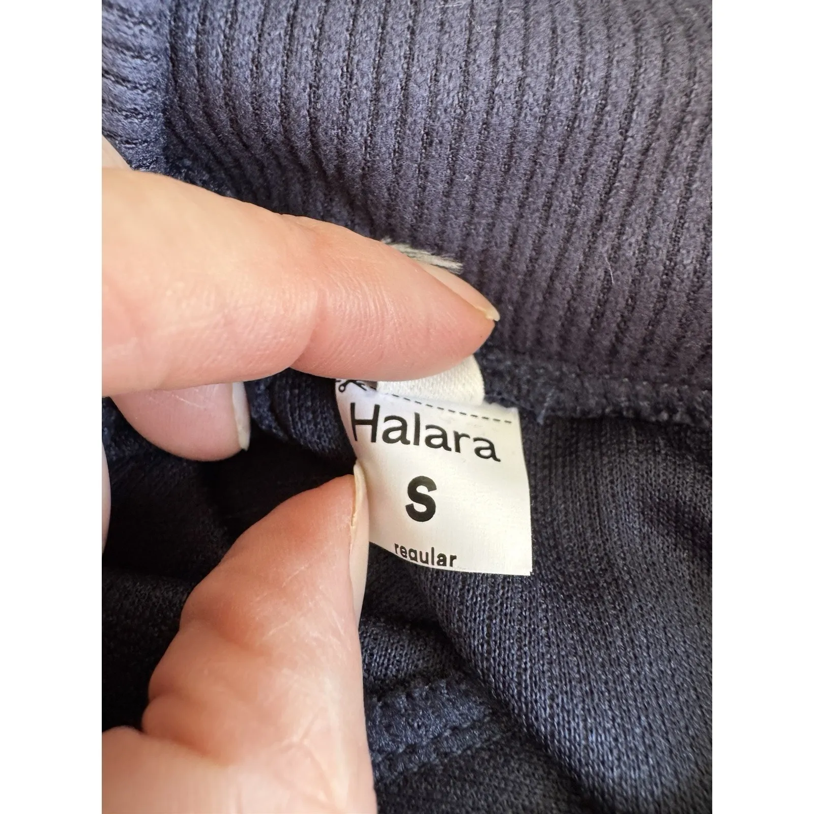 NWOT Halara Ribbed High Waisted Tummy Control Wide Leg Sweatpants Women’s Small - Image 8