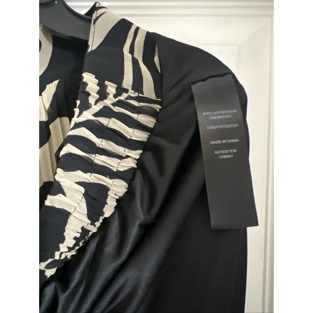 Adrianna Papell Women's Pleated‎ Halter Too and Pant Set Size M - Image 10