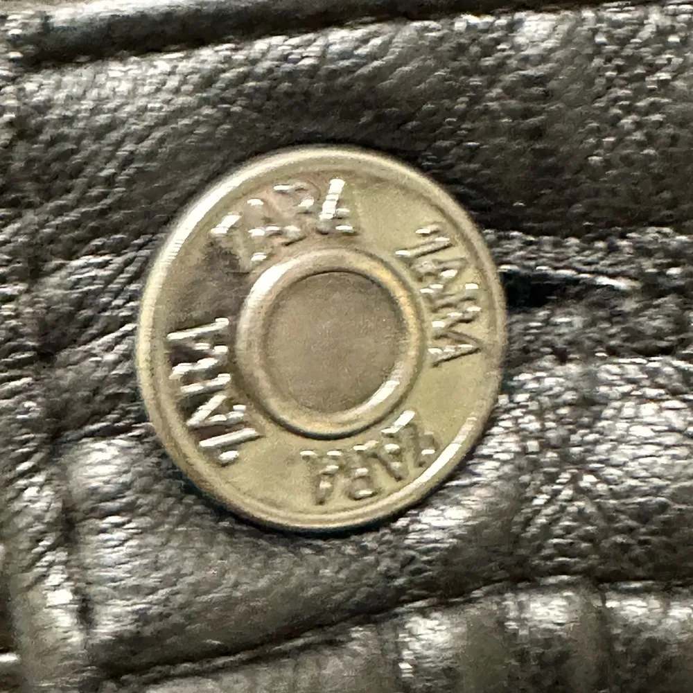 Zara faux leather zip up button pants - Image 6