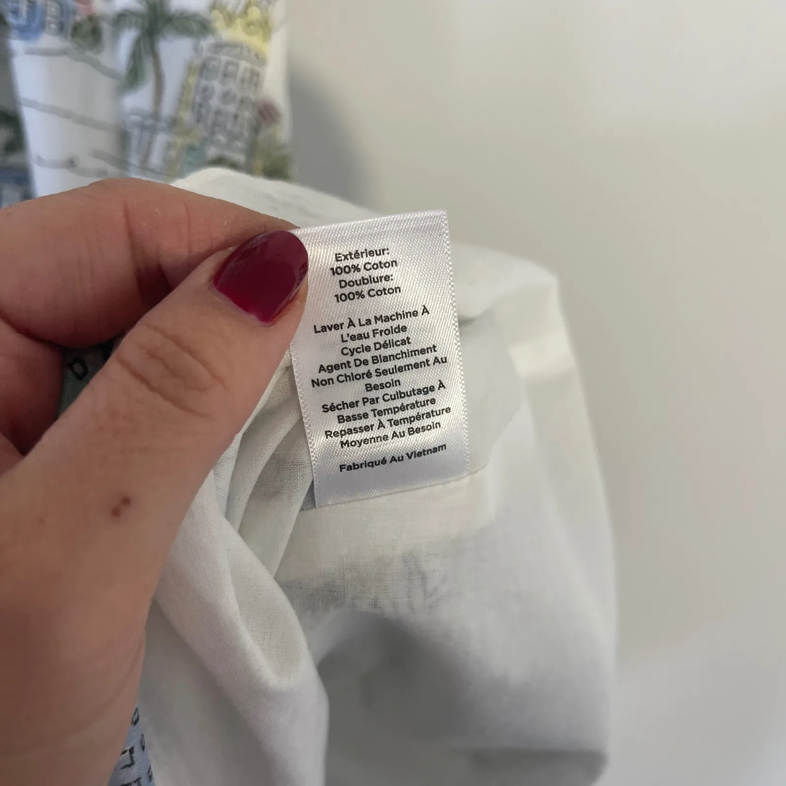 Talbots $169 Ruffle Fit & Flare Midi Dress Scenic Curacao Beach Palm Size 14 - Image 9