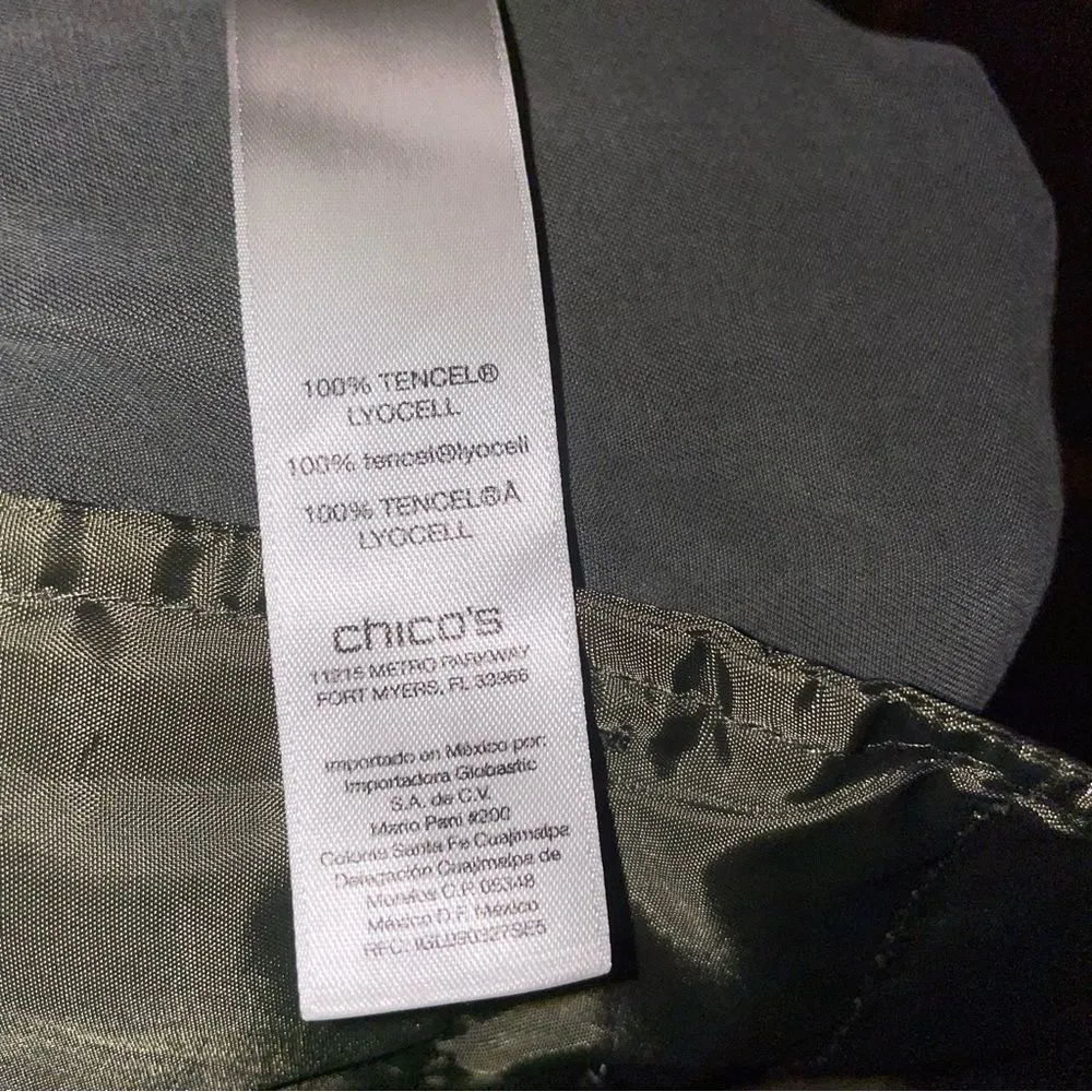 Chico's Soft Skimmer Pants in Evergreen Large - Image 7