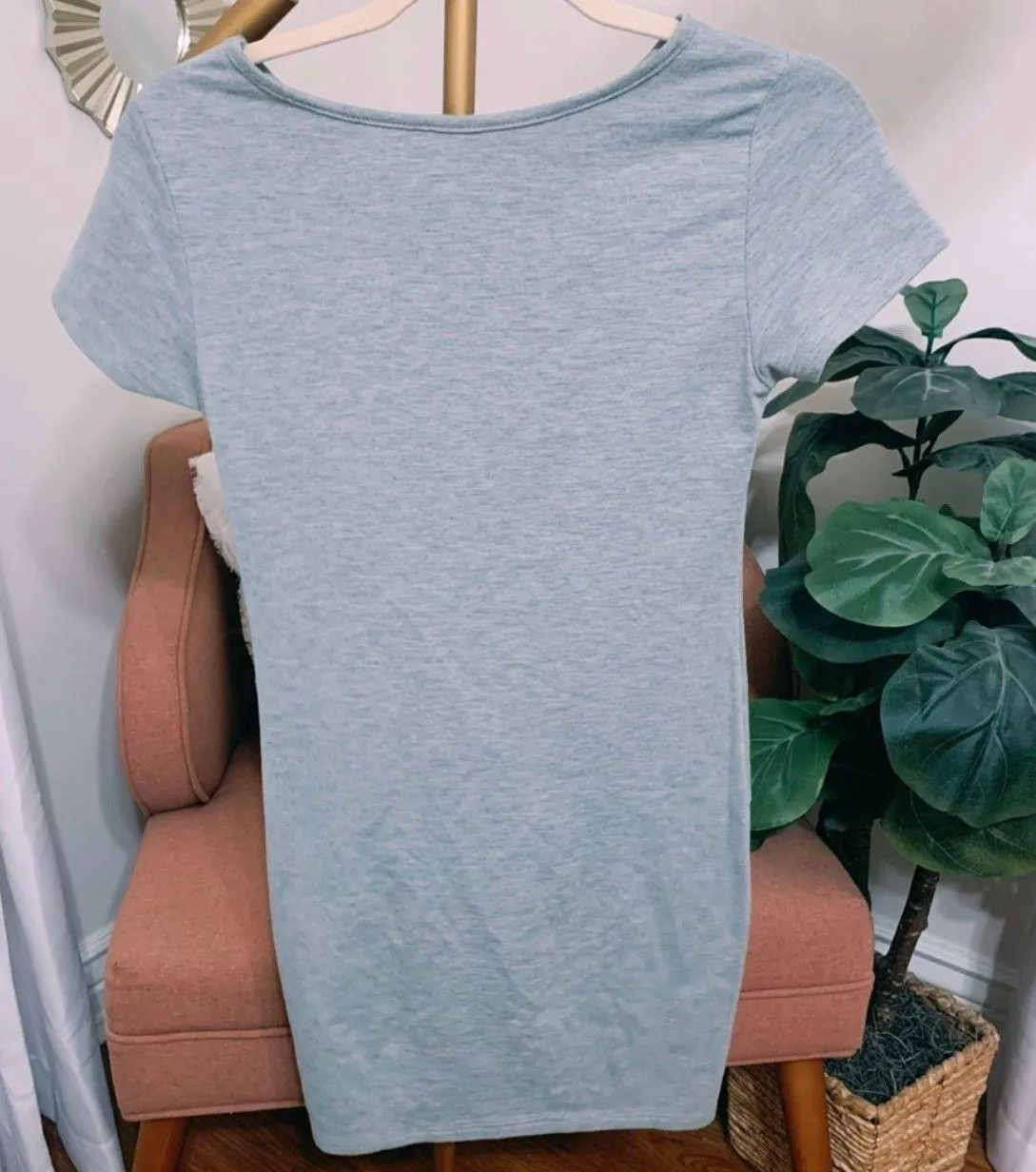 Bodycon Gray Dress - Image 3