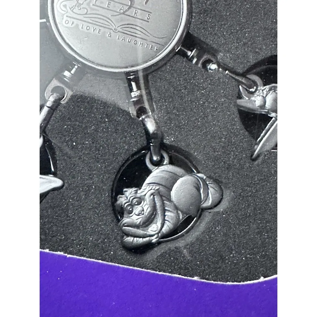 Disney 75 Years Of Love And Laughter Metal Keychain Dumbo, Tinkerbell, Cheshire - Image 8