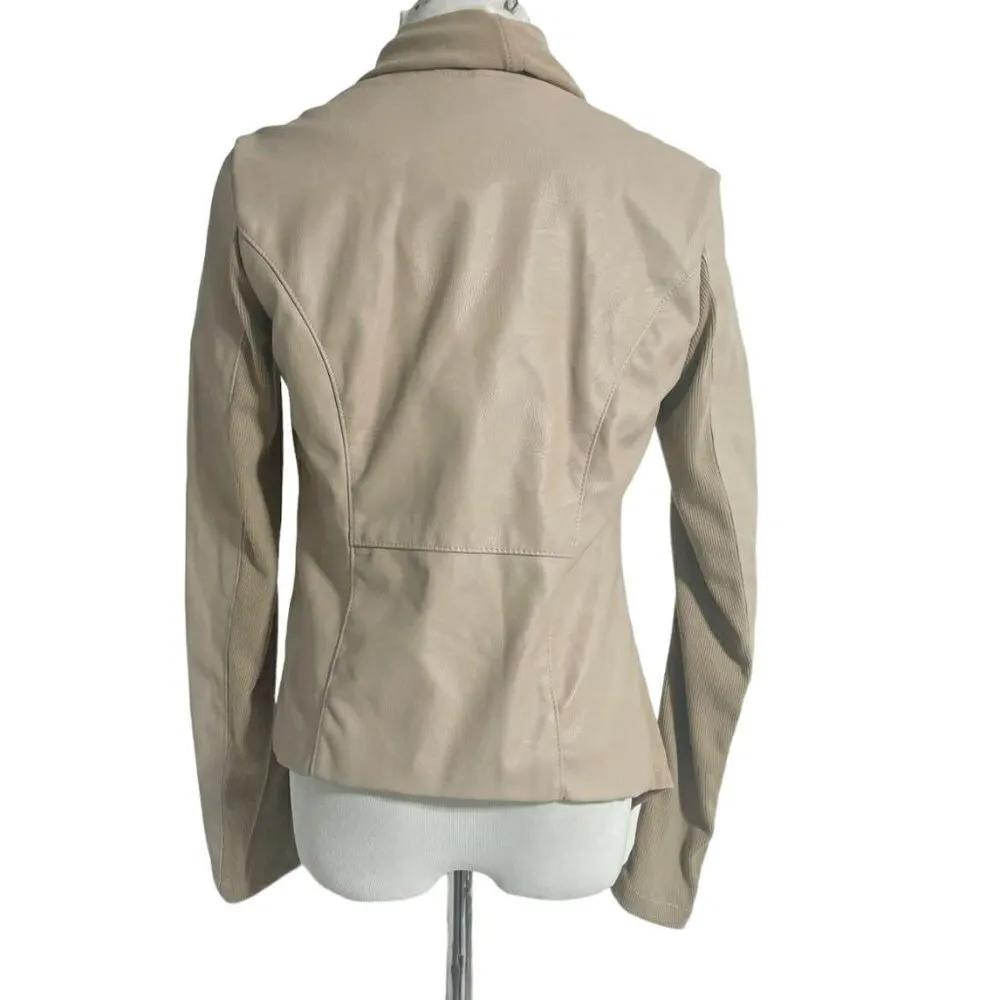 Blank NYC Size Small  Moto Jacket Zipper - Image 3