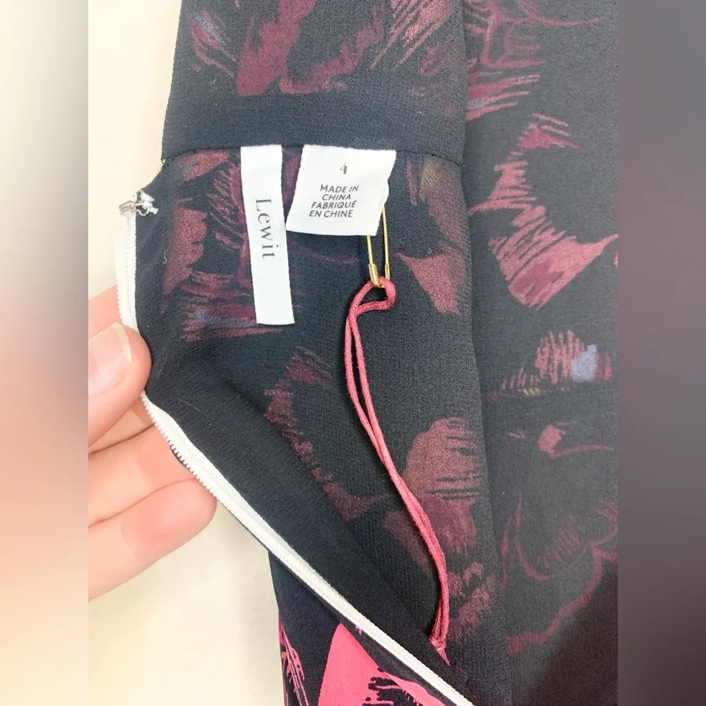 Lewit Womens Floral Colorblock V - Image 11