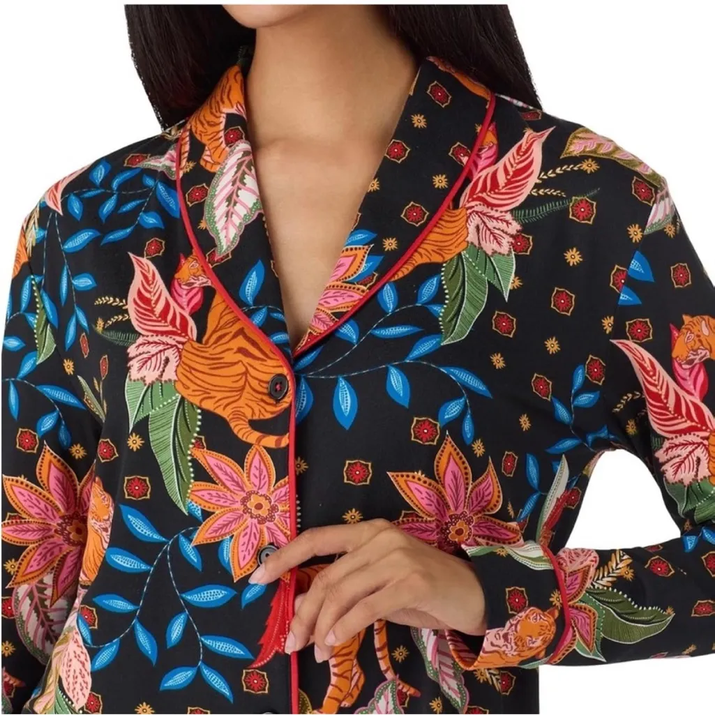 Room Service Tiger Pajama Set large Black - Image 3