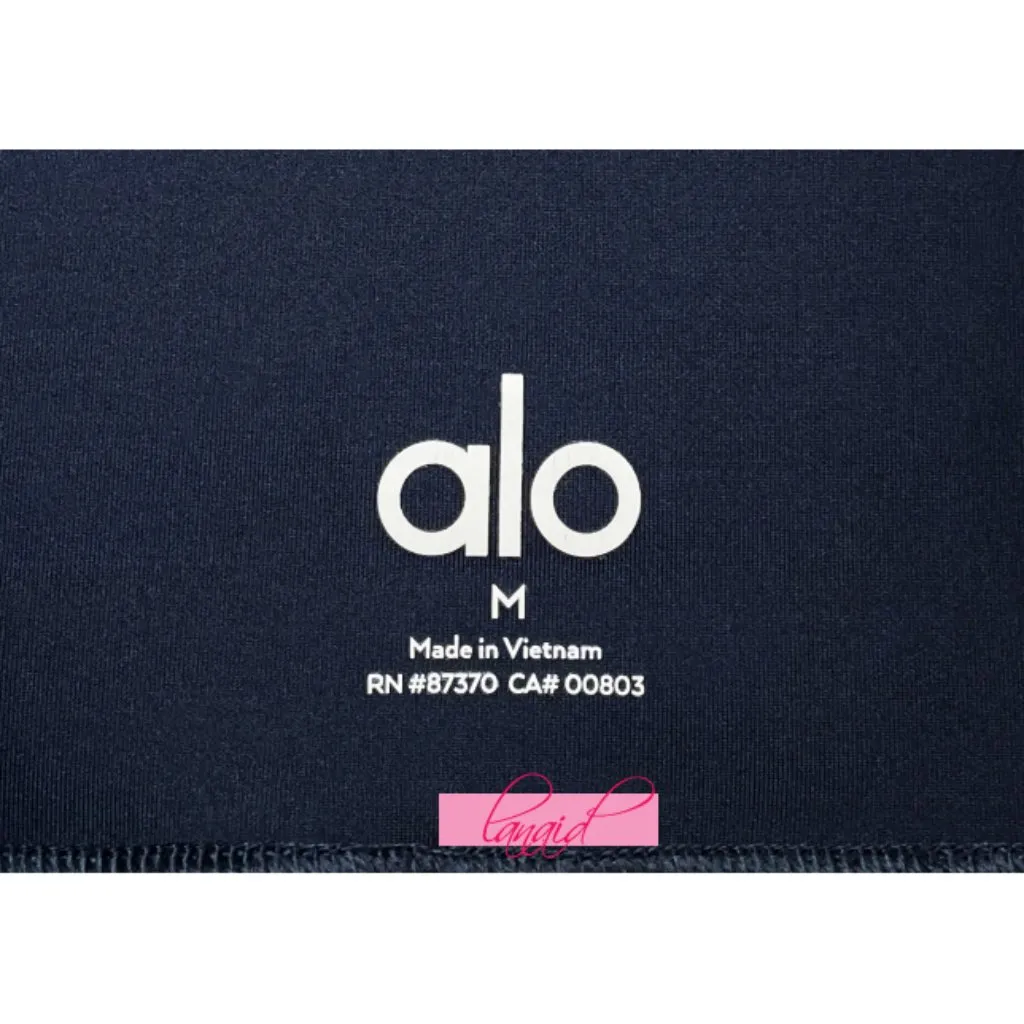 Alo 7/8 High-Waist Airlift Leggings True Navy Hi-Rise Waisted Tights Skinny Pant - Image 10