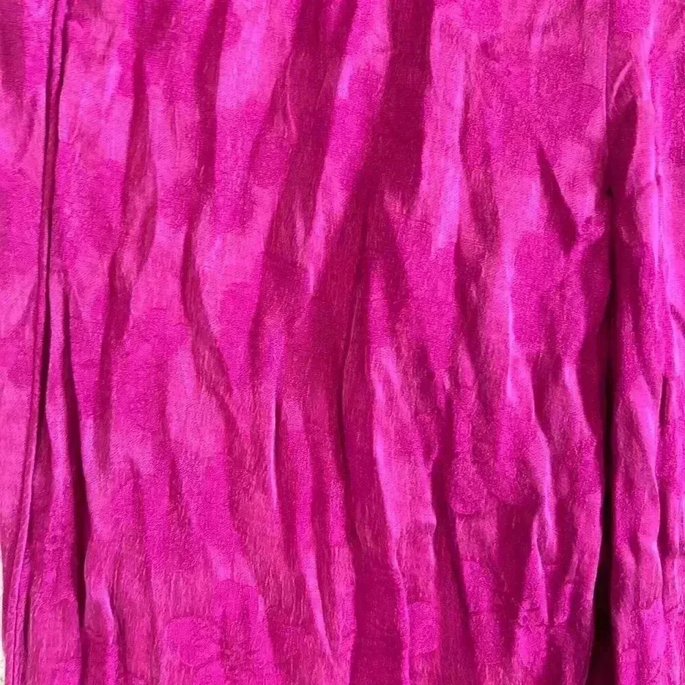 Trafaluc Collection Womens Pink Floral Straight Leg Pull on Pants Size S - Image 3