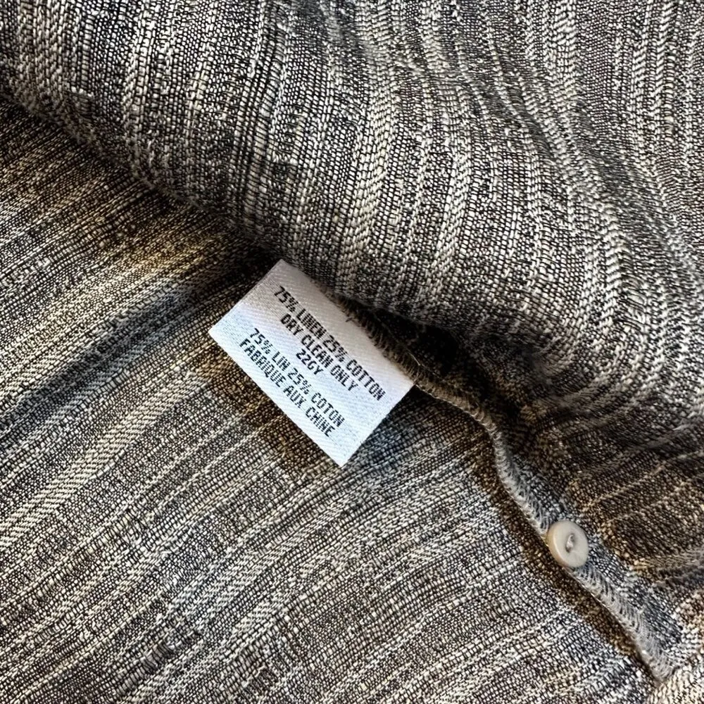 NWT Eileen Fisher Cotton/Linen Bronze Brown Coordinating Jacket/Skirt Sz S - Image 5