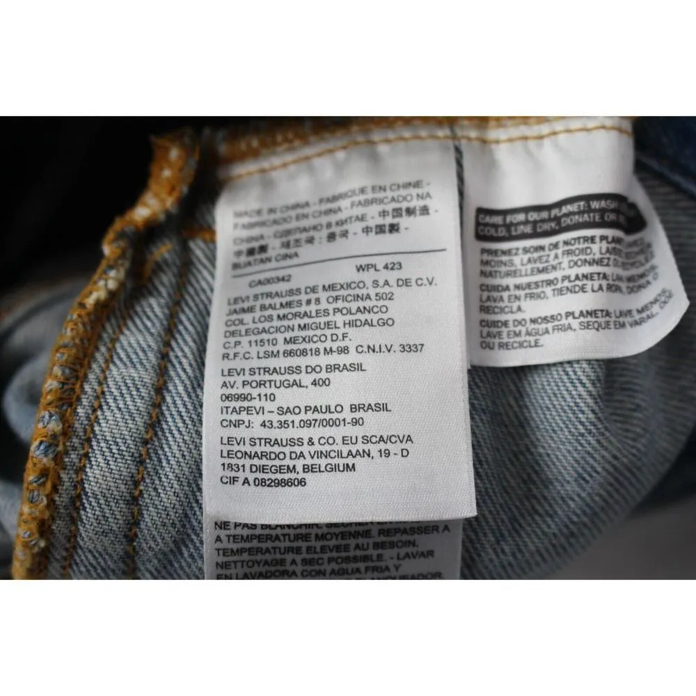 LEVI STRAUSS & CO. ladies jean jacket size S - Image 7