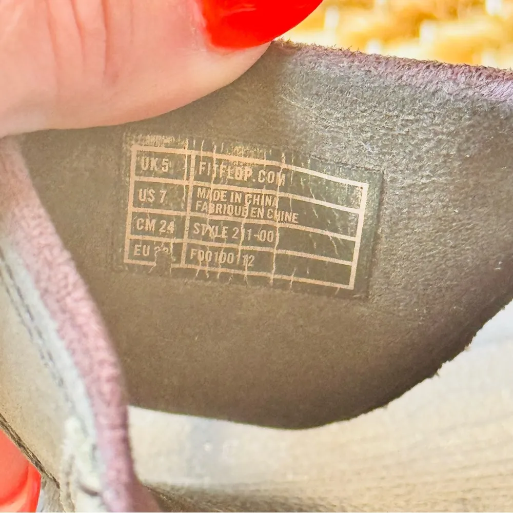 Fit Flop Womens Walkstar Black Slip On Thong Sandals US 7 - Image 6