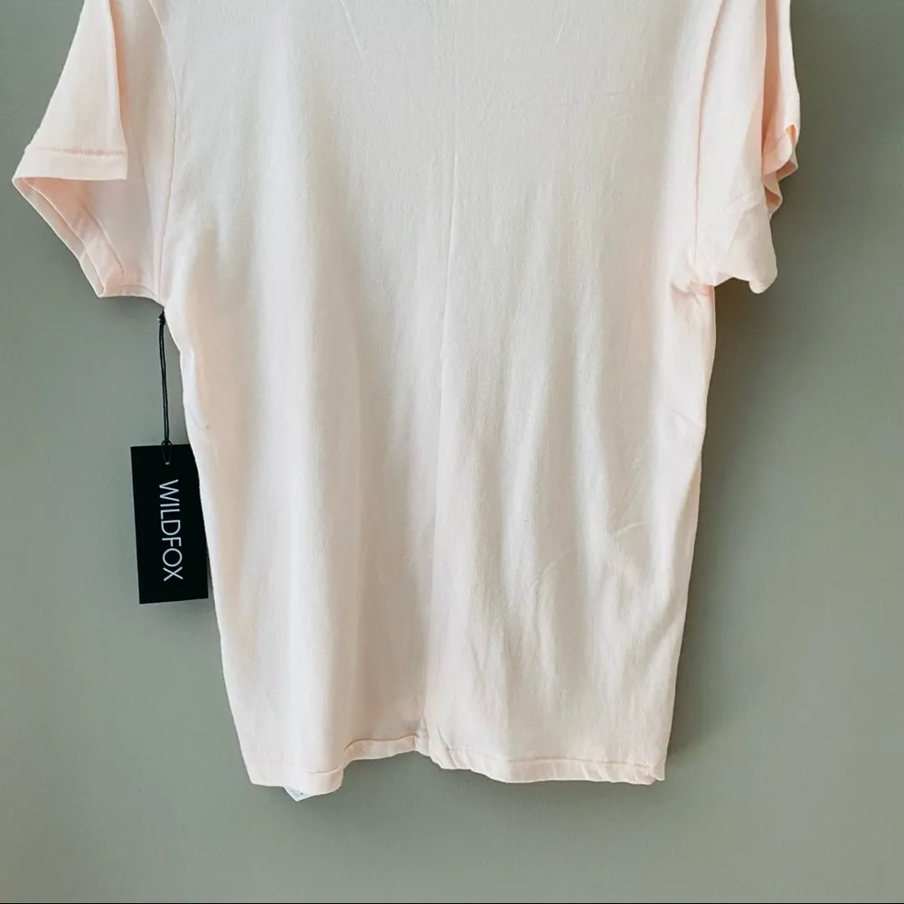 Wildfox 'Travels well With Tequila' Tee Shirt Pink Sz XS - Image 4