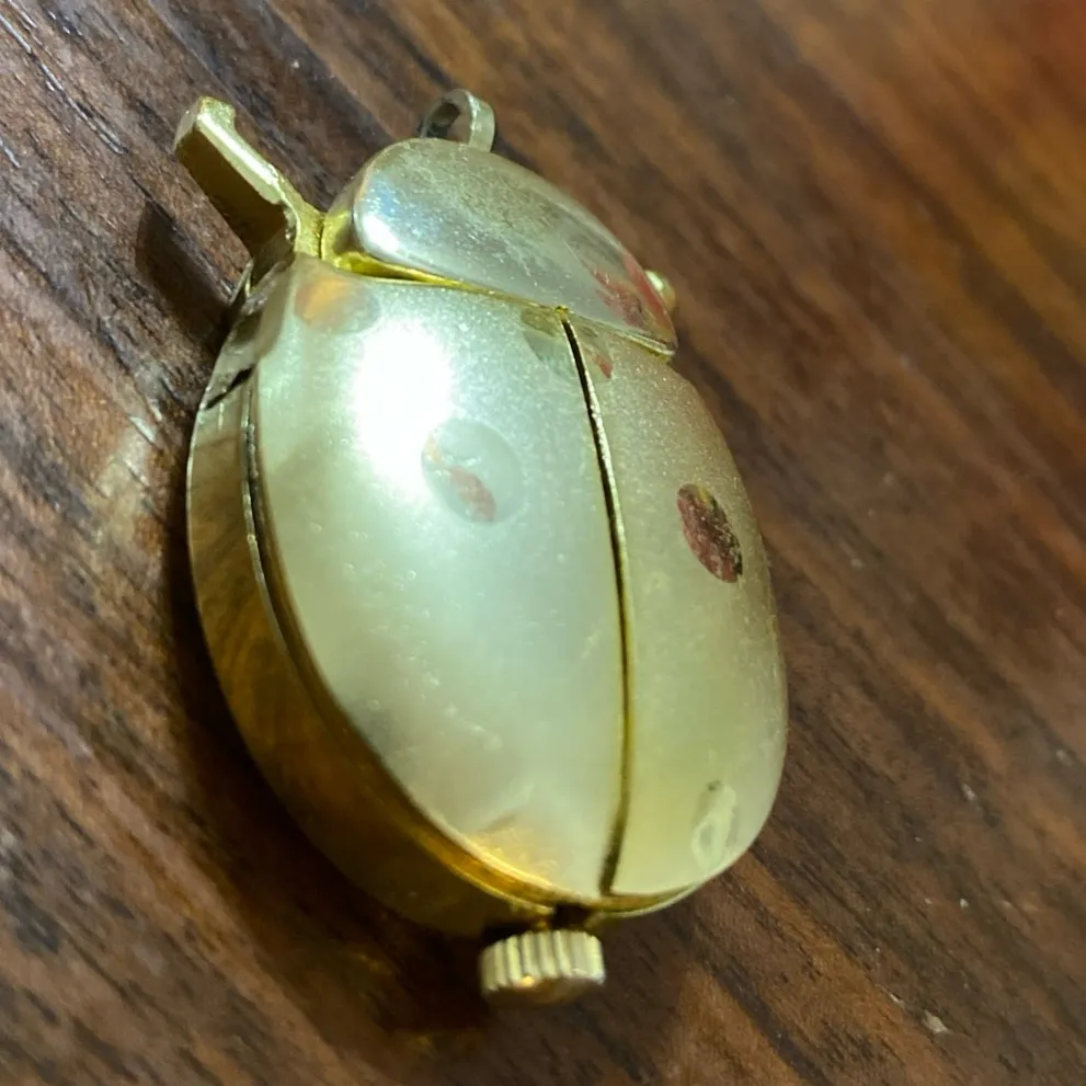 Vintage Cycle Antishock 2000 Beetle Pendant Gold - Image 7