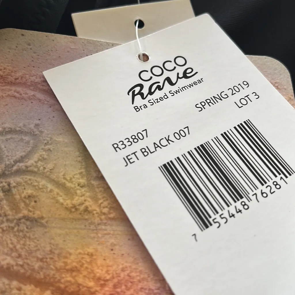 NWT Coco Rave Pamela High Leg One Piece Swimsuit Rainbow Palm Tree Medium - Image 12