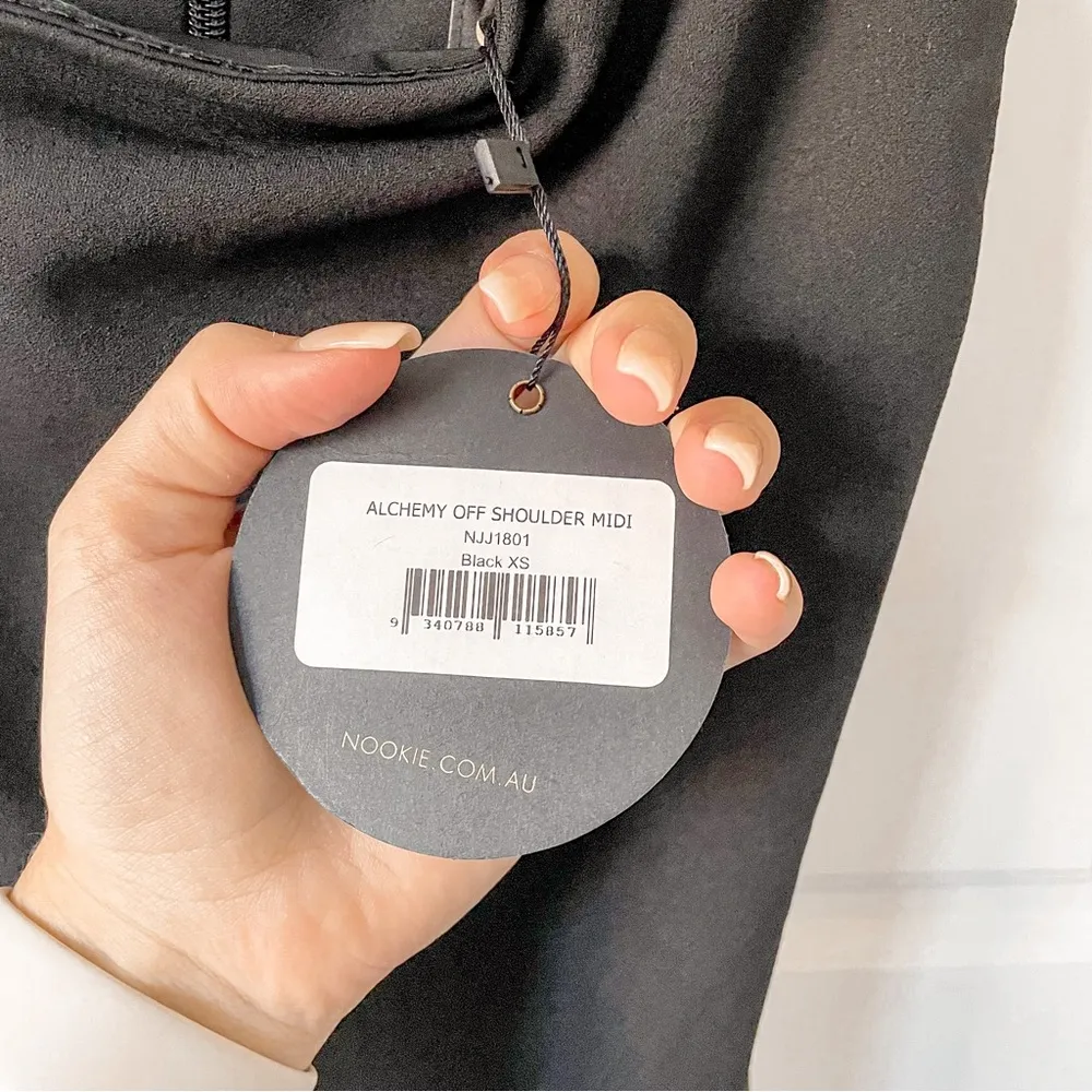 NEW Nookie Alchemy Off Shoulder Midi Dress - Image 5