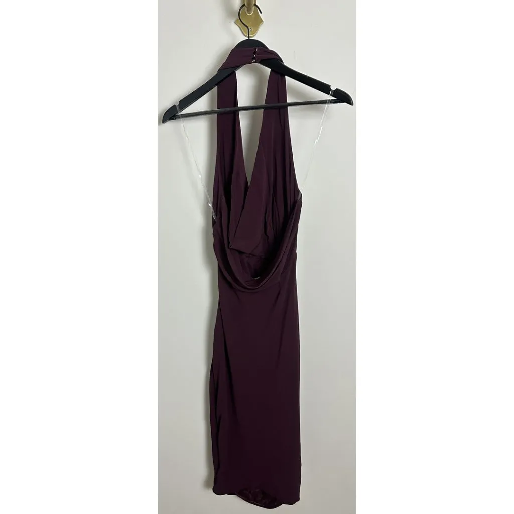 HOUSE OF CB Florentina Halter Minidress in Port Royale Size Small - Image 6