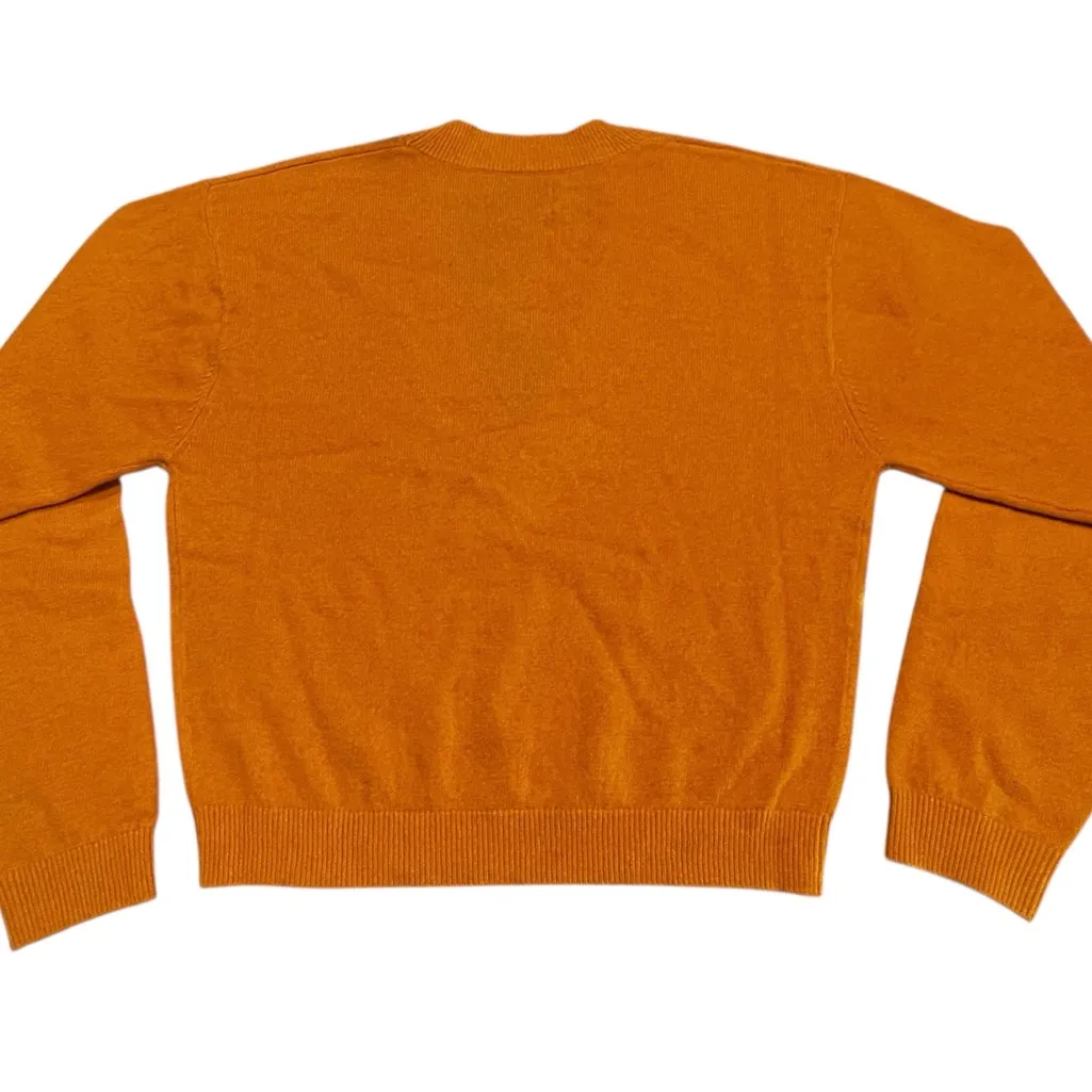 RtA Alba Cashmere Cropped Jumper Orange Sweater Size XS Streetwear French‎ NWT - Image 2