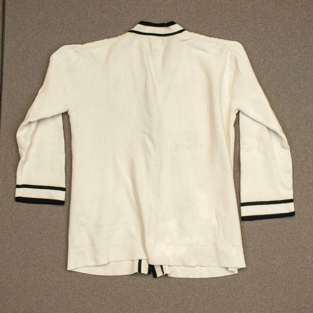 Who What Where 3/4 Sleeve Textured Cardigan - Image 2