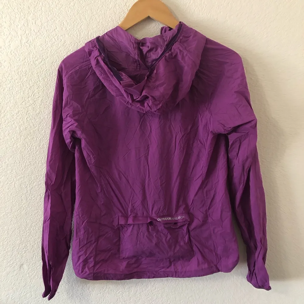 Outdoor Research Women's Tantrum Hooded Purple Jacket - Image 4
