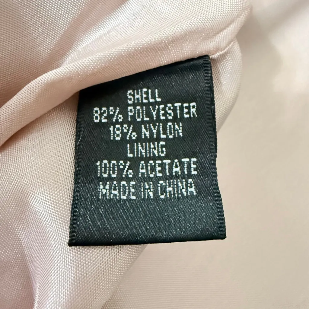 Adrianna Papell Evening Essentials Metallic Ruffle Blouse Top Size 10 - Image 9