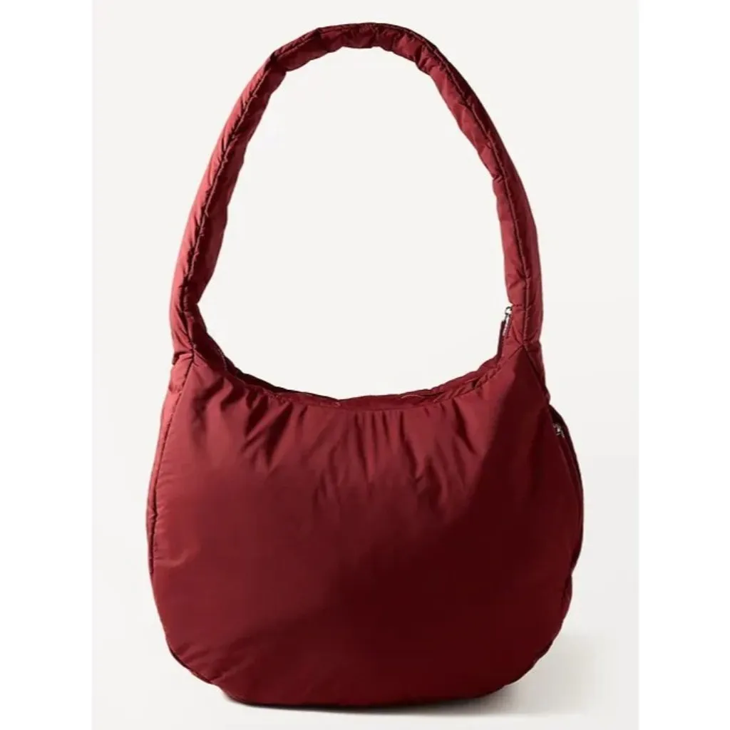 Athleta  All About Oversized Crossbody Hobo Bag Redwood - Image 4