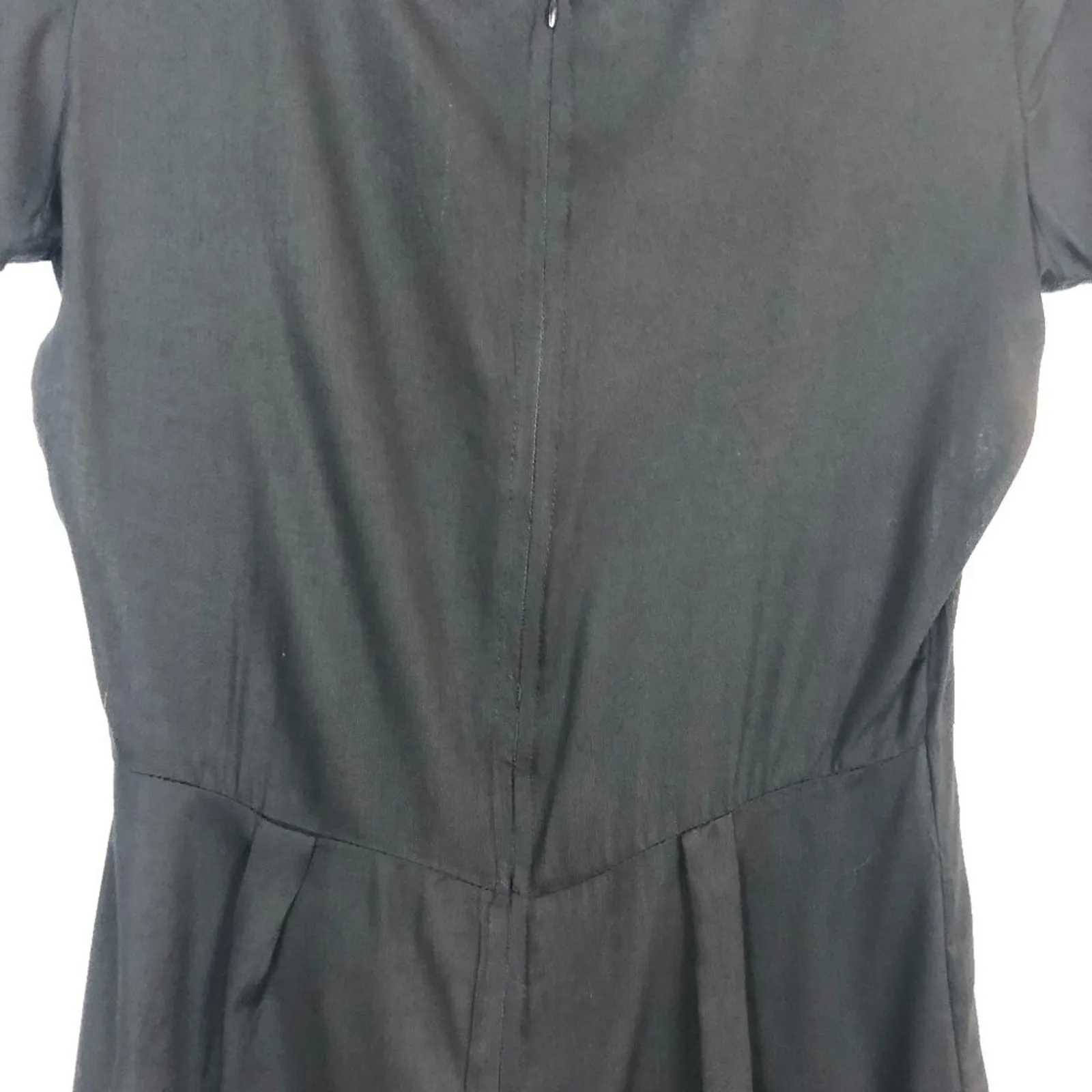 Therapy Short Sleeve Black Lace Romper Size S - Image 12