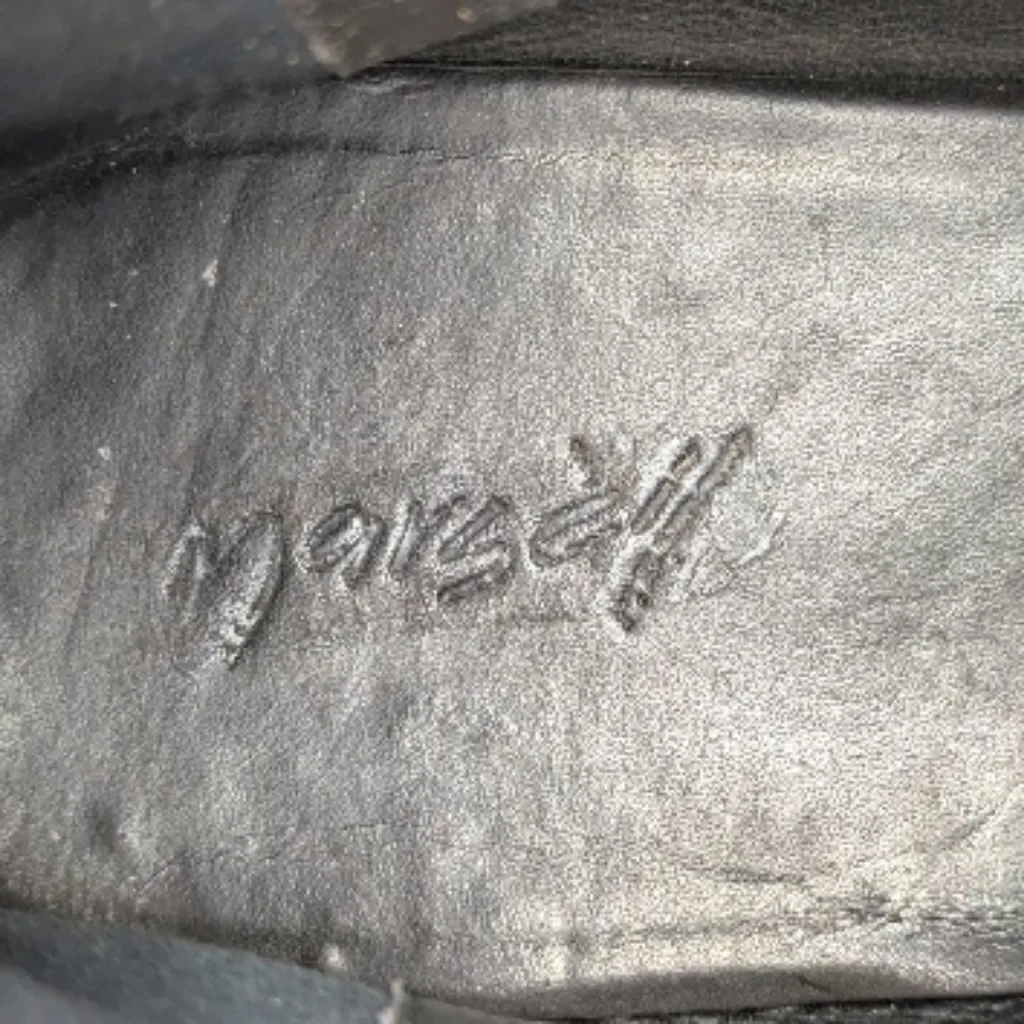 Marsell Laceless Derby Shoes GUC $875 Size 40 US 10 S4008 Black - Image 14