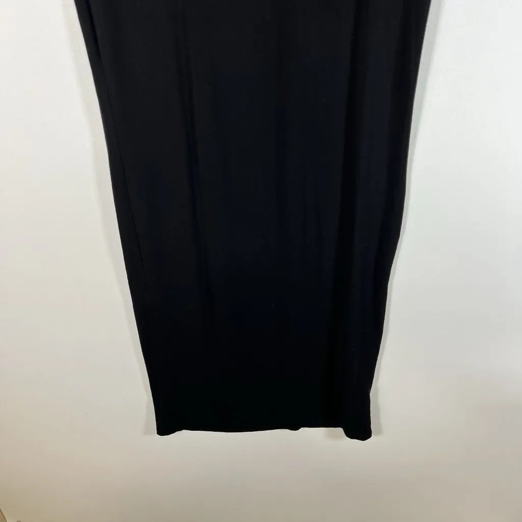 STORQ Maternity Postpartum T Shirt Dress Short Sleeve Stretch Black Size 1 US XS - Image 4