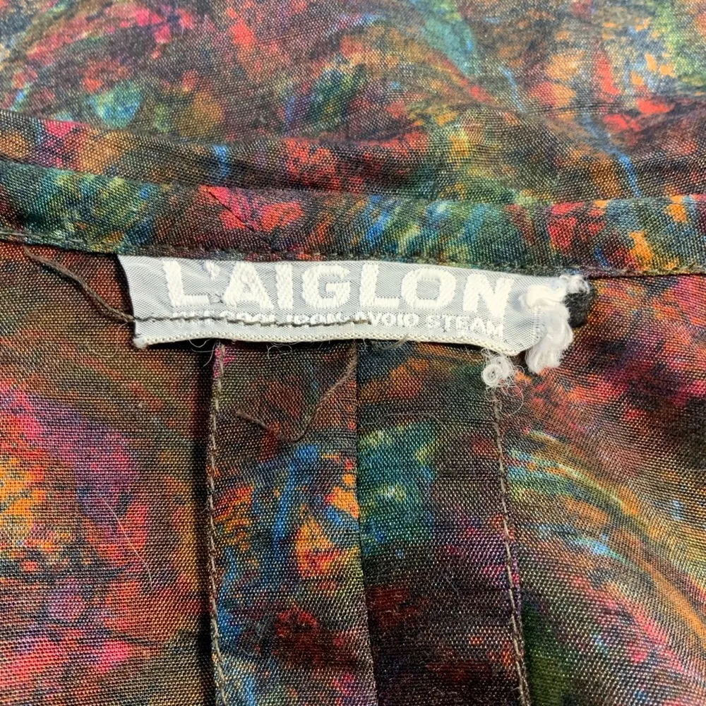 Vintage L’Aiglon day/tea dress circa 1950s w/matching jacket, belt Petite XS/S. Red Size undefined - Image 9