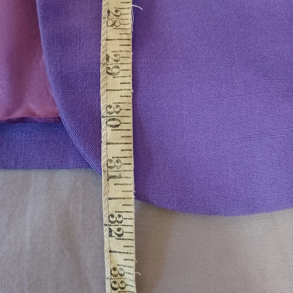 Lynn Greene for Richard Neal Women's Blazer Size 12 Purple Lined. - Image 6