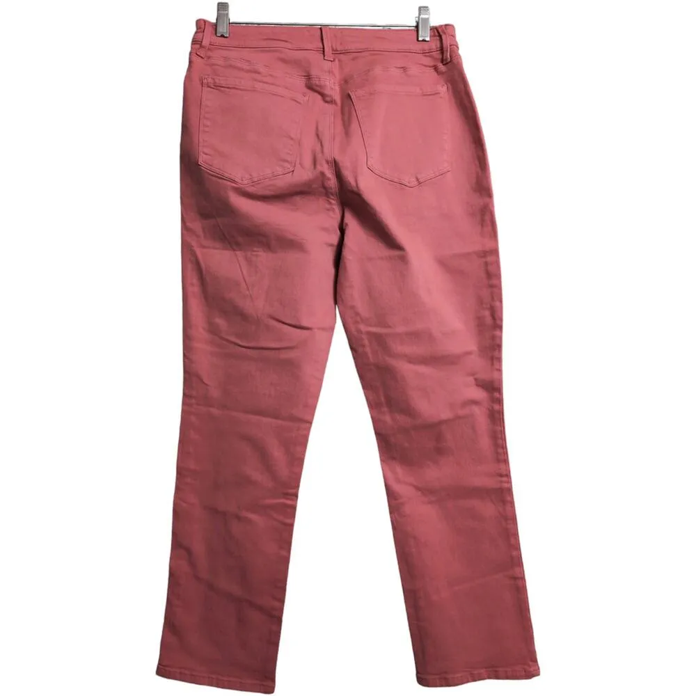 PISTOLA Canyon Rose High Rise Button Fly Patch Pocket Straight Leg Pants Size 30 - Image 3