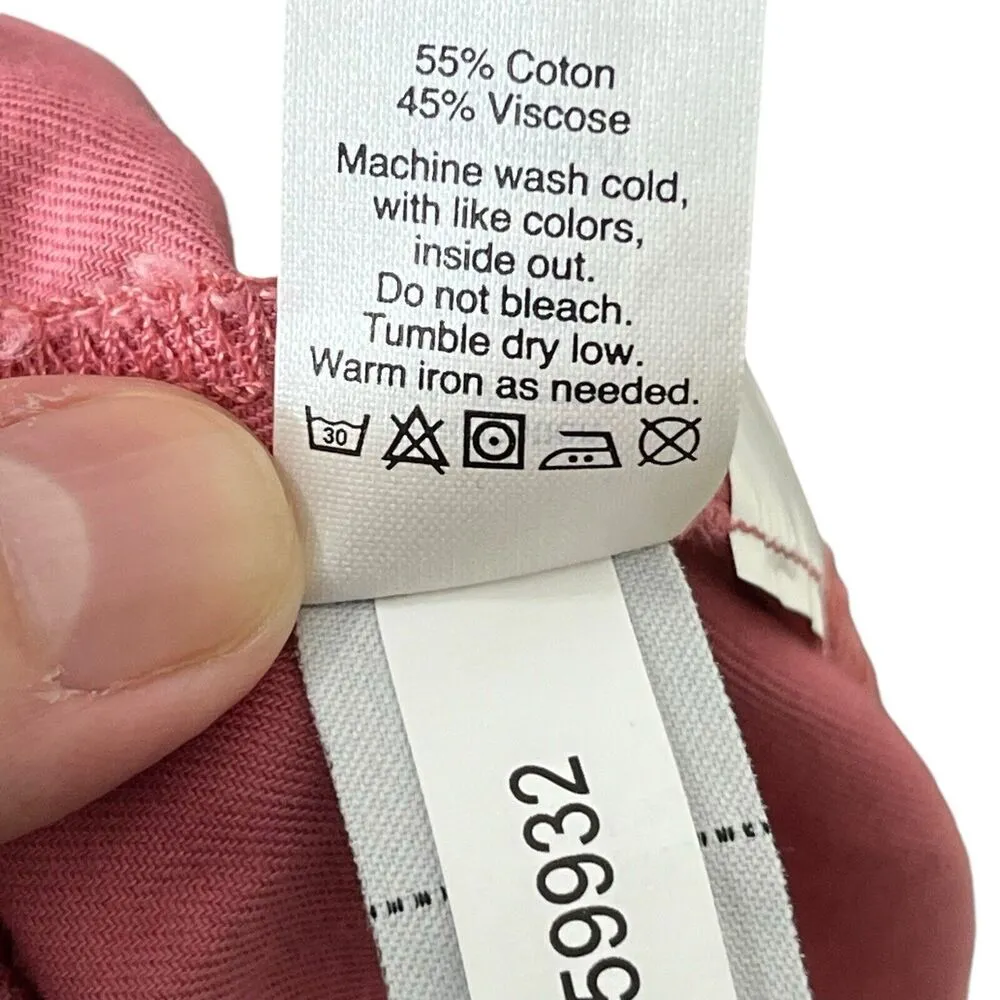 NWT Madewell Autumn Berry Side Tie Shorts Twill 4” Inseam Size XS - Image 8