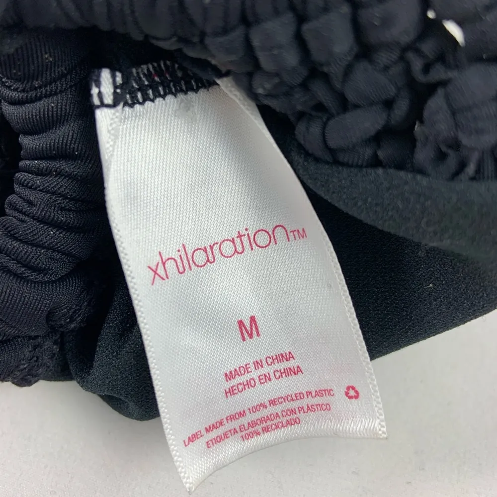 MD xhilaration Fringe Studded Black bikini - Image 5