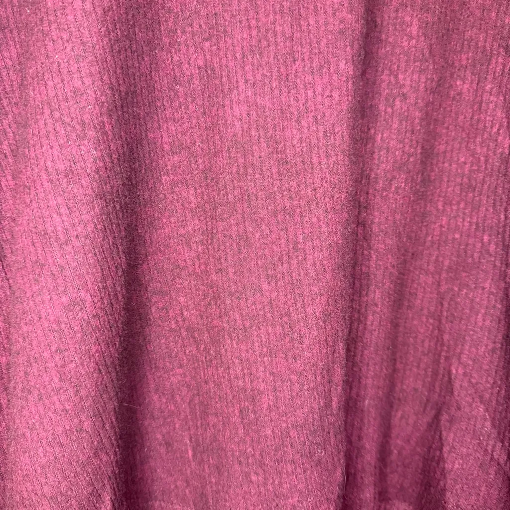Maeve by Anthropologie Ribbed Cowl Neck Pullover Sweater in Wine Women’s Small - Image 4