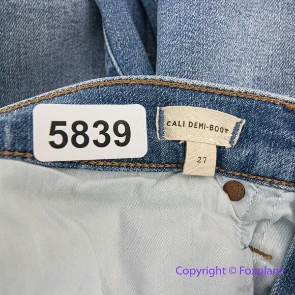 NEW‎ Madewell Cali Demi-Boot Jeans in Dorrance Wash, 27 - Image 14