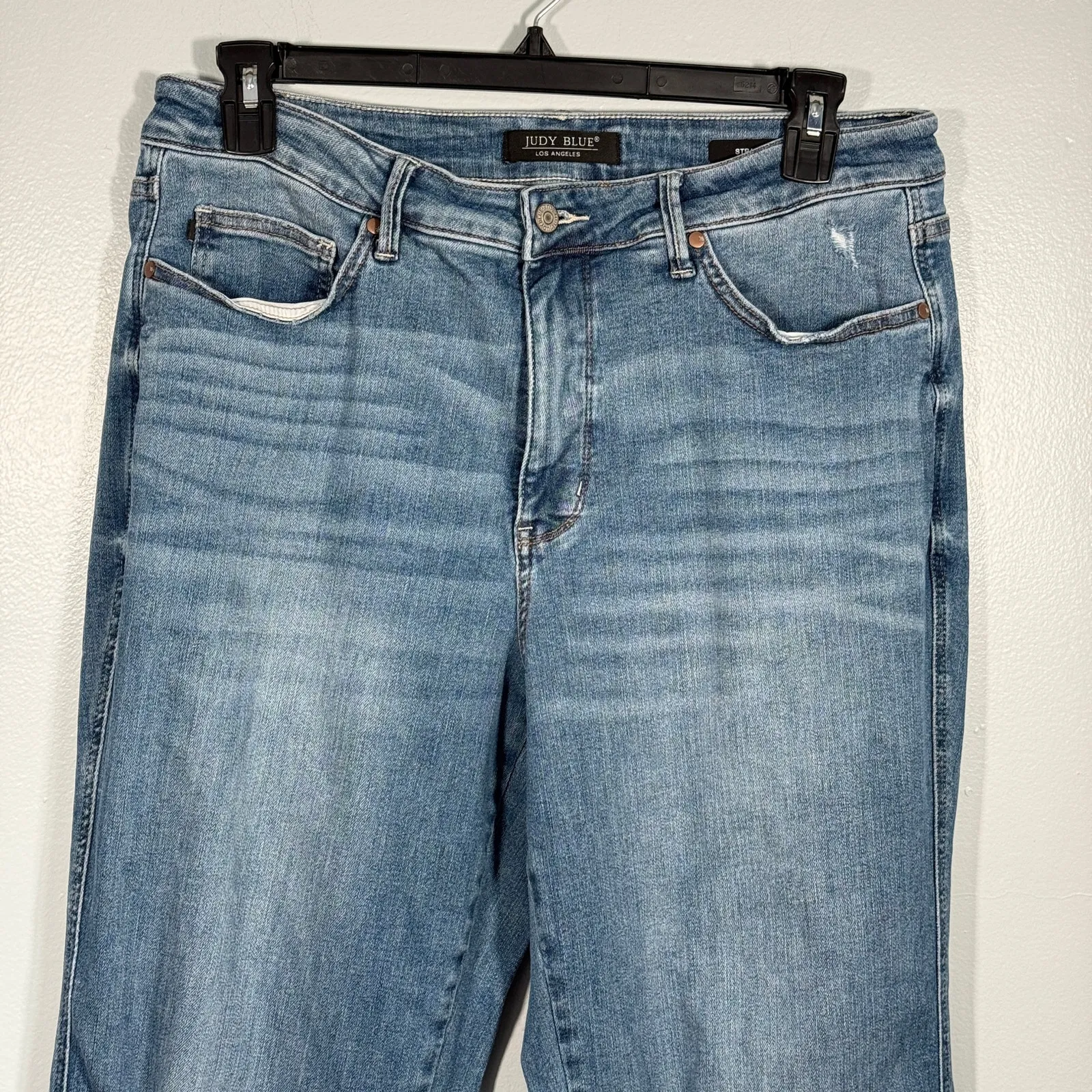 Judy Blue Size 18W High Rise Straight Leg Stretch Jeans - Image 4