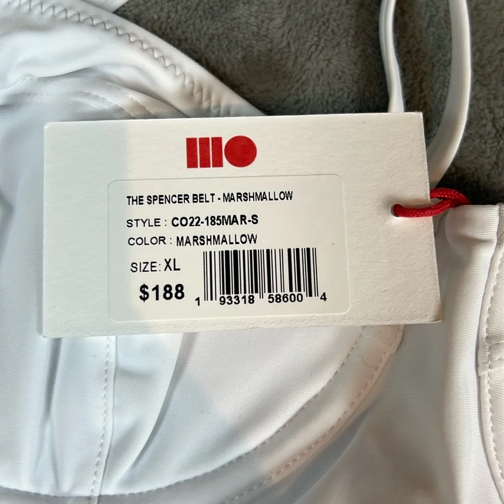 SOLID & STRIPED White One-Piece Swimsuit marshmallow.                    ordr209 - Image 2