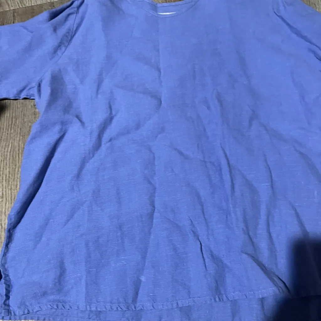 Flax medium linen blouse - Image 6