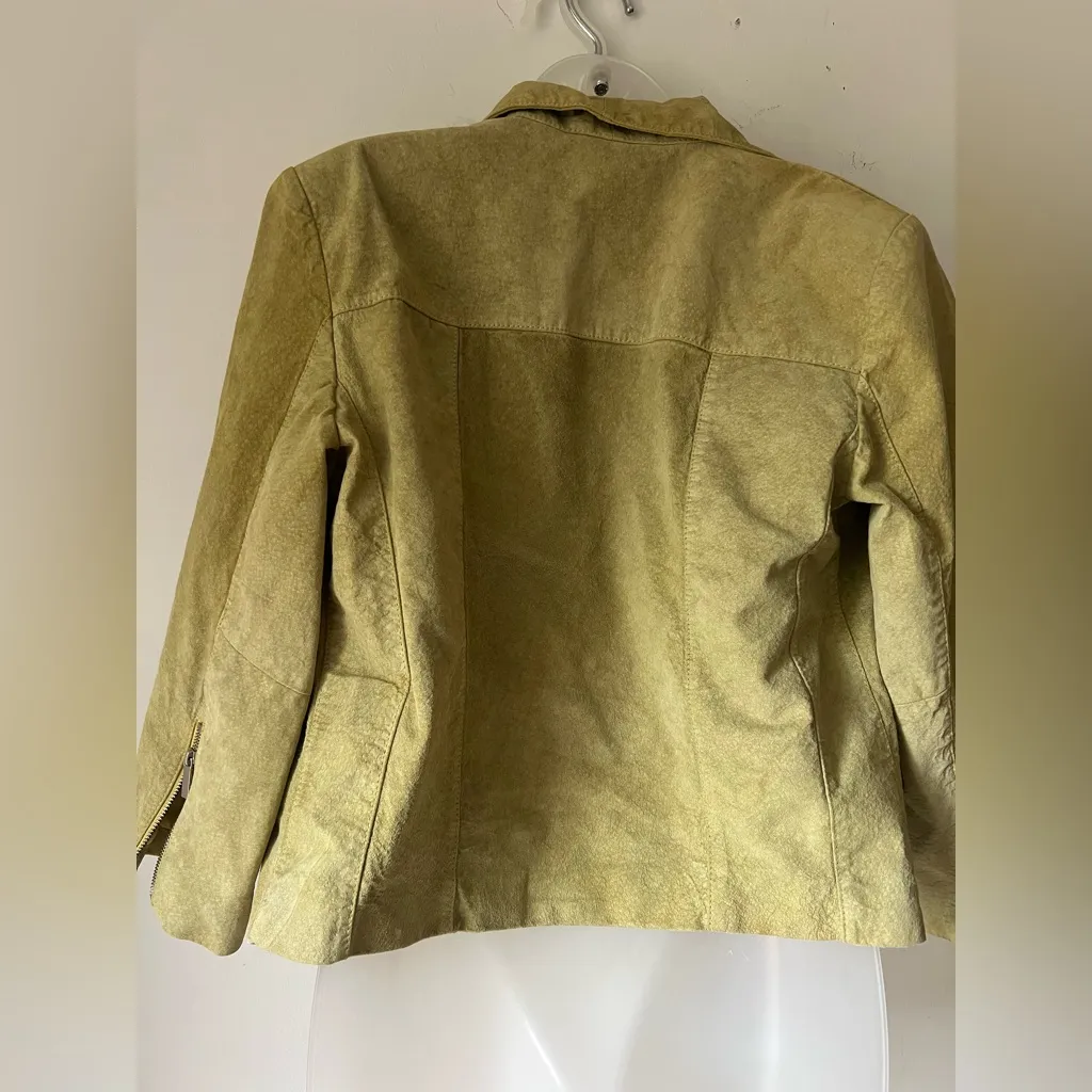 Neiman Marcus Exclusive Women’s Size L Genuine Suede Leather Drape - Image 6