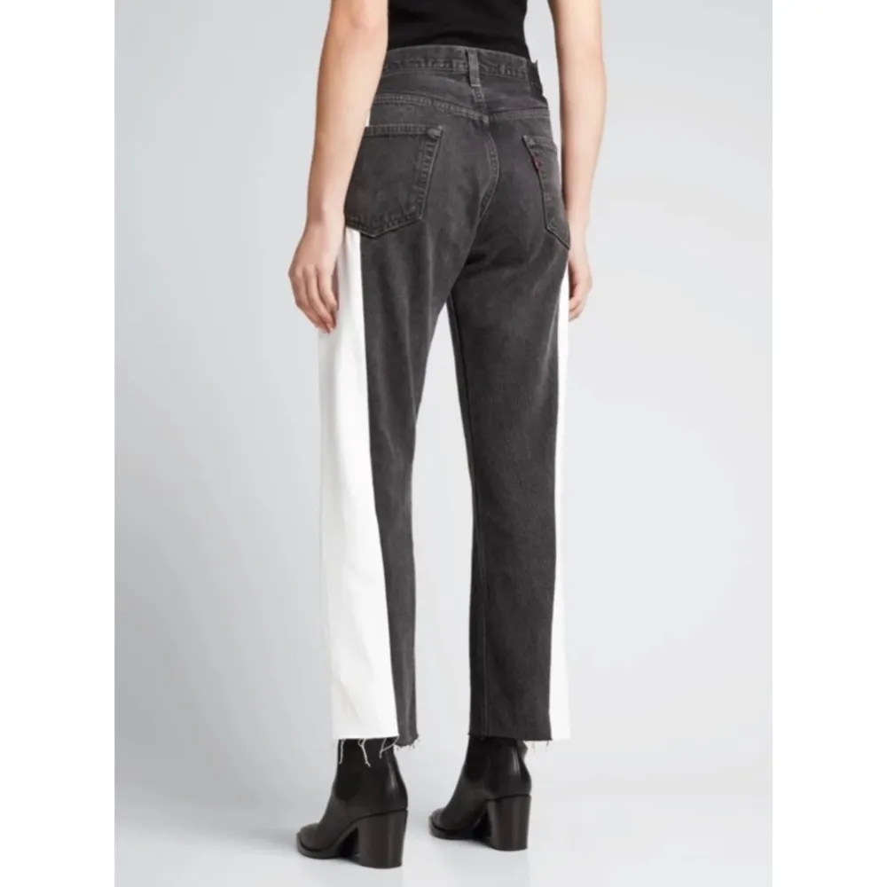 EB DENIM Black & Whites Two Tone Jeans Size 24 - Image 26