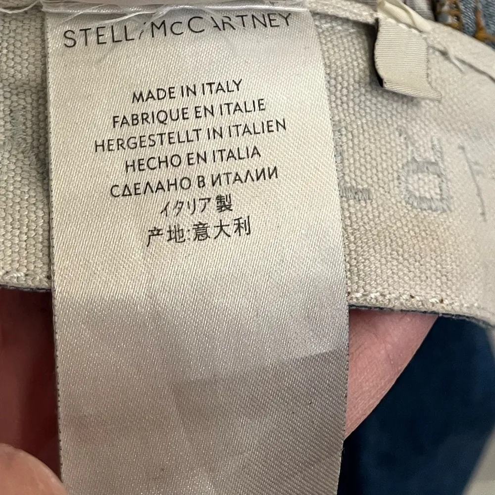 Stella McCartney Super Hero Patch Design Jeans 28 Boyfriend Fit Rare - Image 15