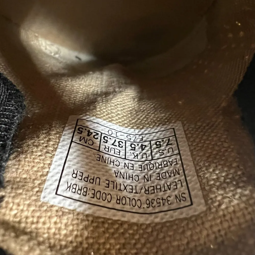 Kitson Los Angeles Bronze Leather and Animal Print Canvas Slip On Loafers Women' Brown Size 7.5 - Image 2